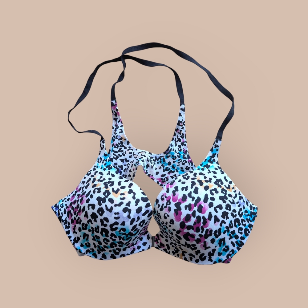 Victoria's Secret Multicolor Leopard Print Bra